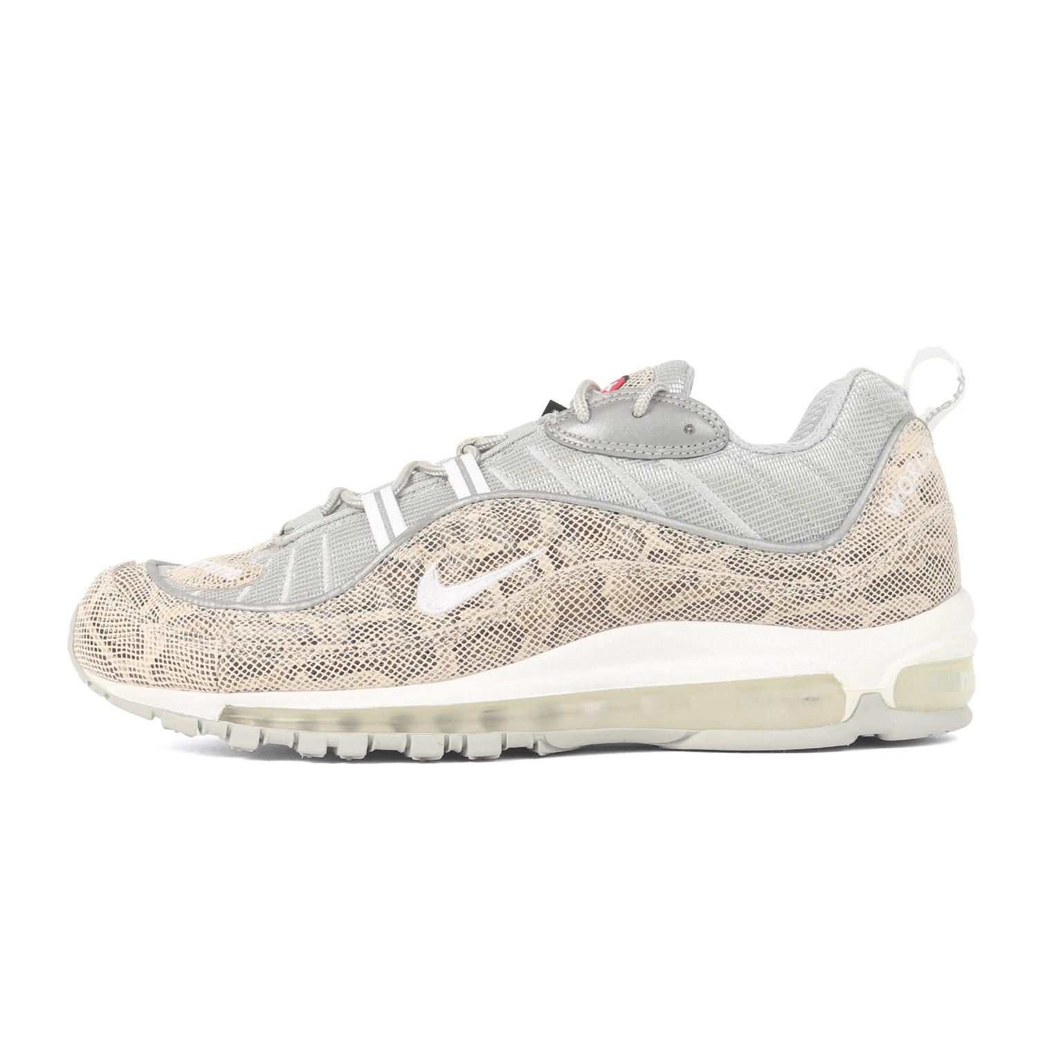 Supreme シュプリーム サイズ:US10(28cm) | &times;NIKE AIR MAX 98 (844694-100) スネークスキン | コラボ シューズ 靴 スニーカー【メンズ】【K4884】｜ブランド古着のBEEGLE by Boo-Bee