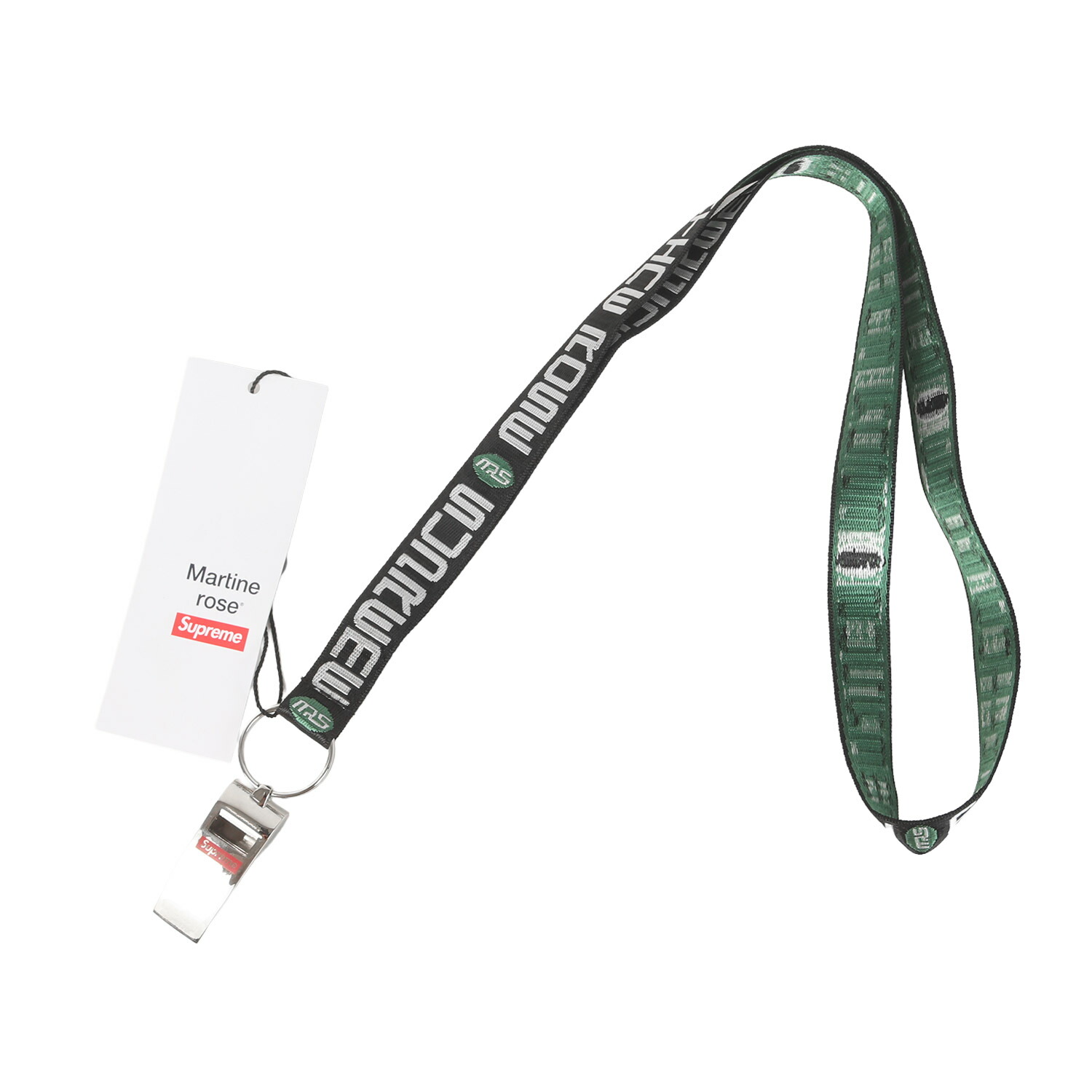 Supreme シュプリーム | 24AW Martine Rose 呼び子付き添い人 幽客yd / ネックストラップ (Lanyard) | 黒いこと 黒 | ブランド名 流行り物 品目【メンズ】【K4836】