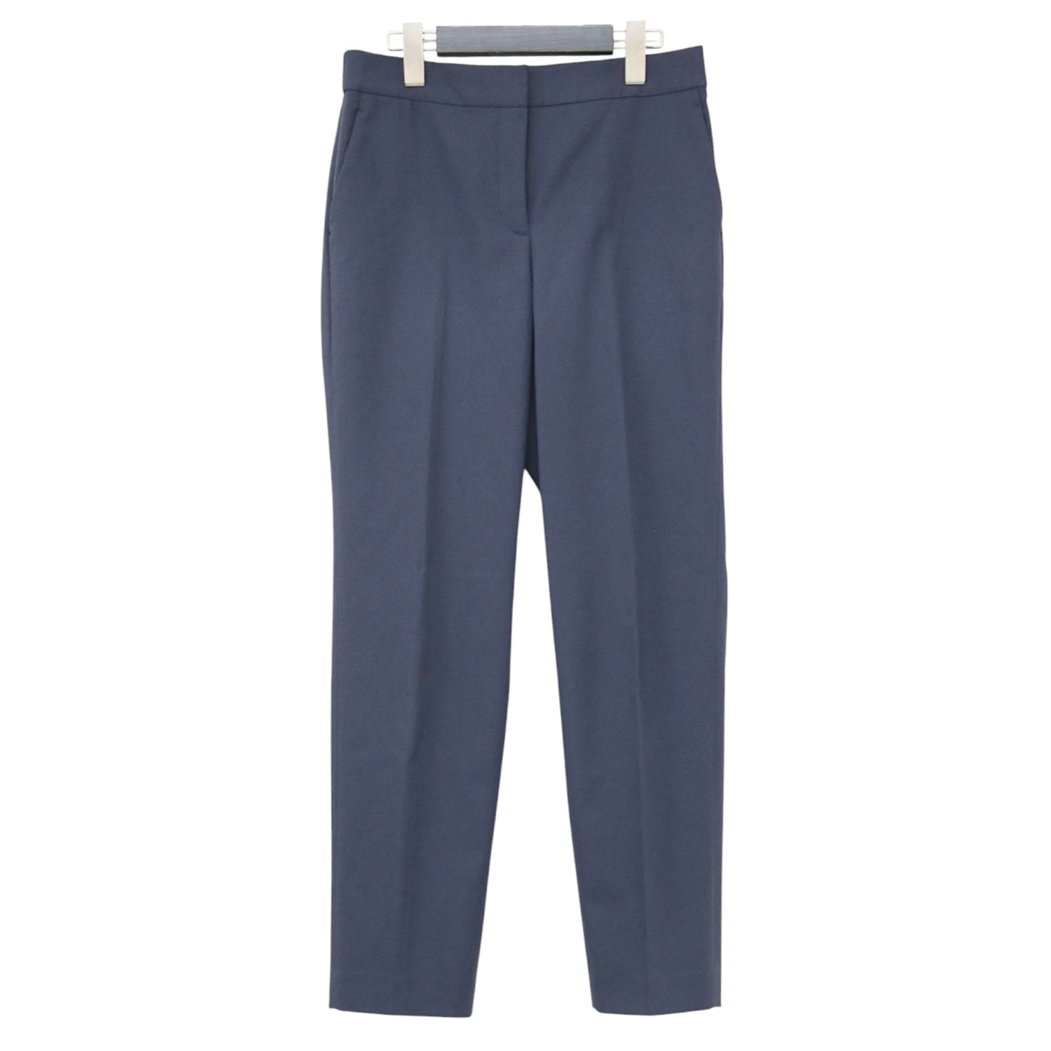 theory luxe セオリーリュクス ズボン下 米国海軍 紺 大きさ:42(XL) | 23春夏 テーパードパンツ / ARIOSA CAROL 2 盛りだくさんレングス 酉の方角天然ゴム 真っただ中押し付ける 伸ばすこと 綿織物 リネン ウォッシャブル | ボトムス ズボン【レディース】【中古】【K4842】