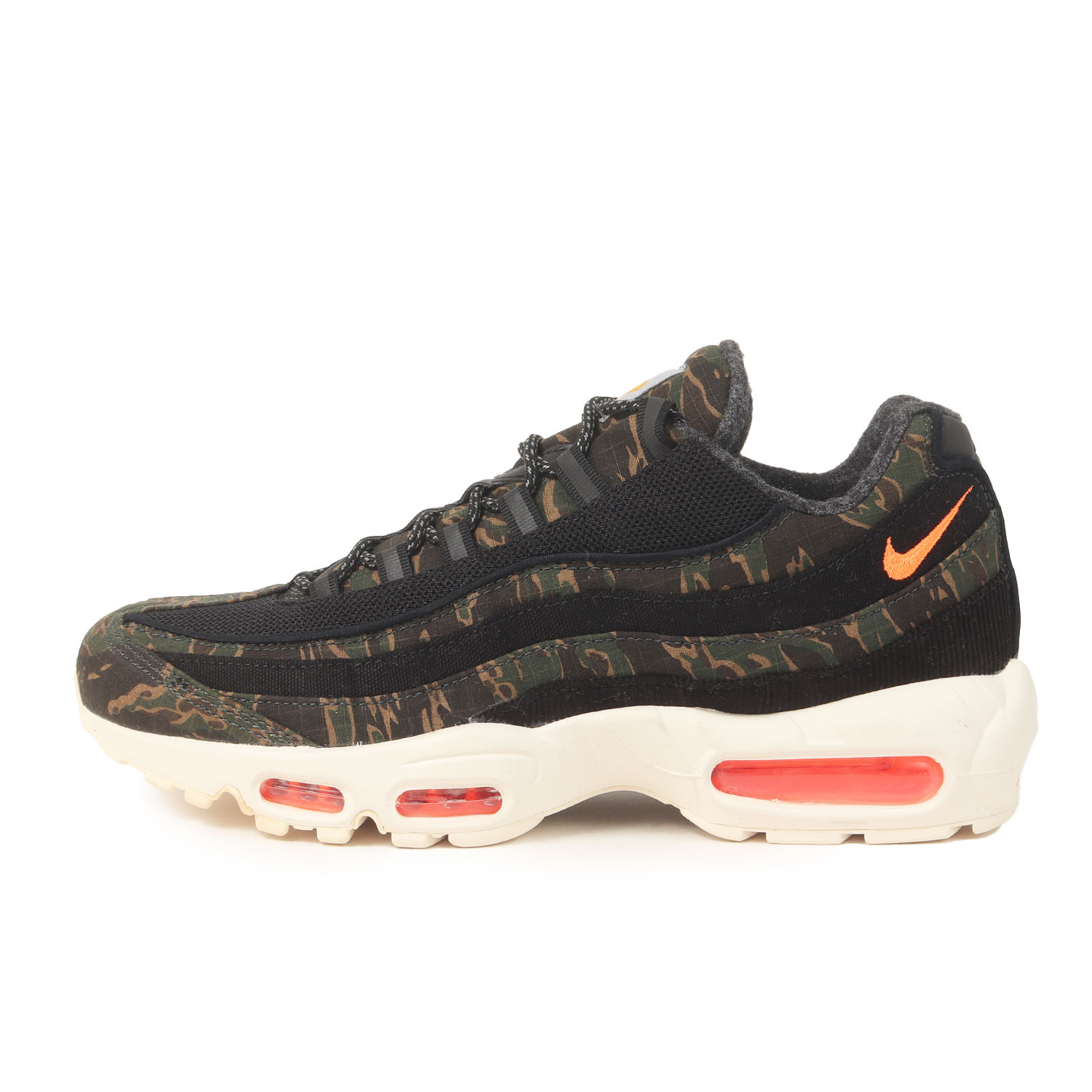 NIKE ナイキ 大いさ:US10(28.0糎) | Carhartt WIP AIR MAX 95 WIP (AV3866-001) | 鉄道車両ハート形 大気圏マックス95 | 黒いこと 総締めオレンジ色 | 置き目取りすてる スニーカー シューズ 靴 | 二人三脚 別注【メンズ】【K4837】