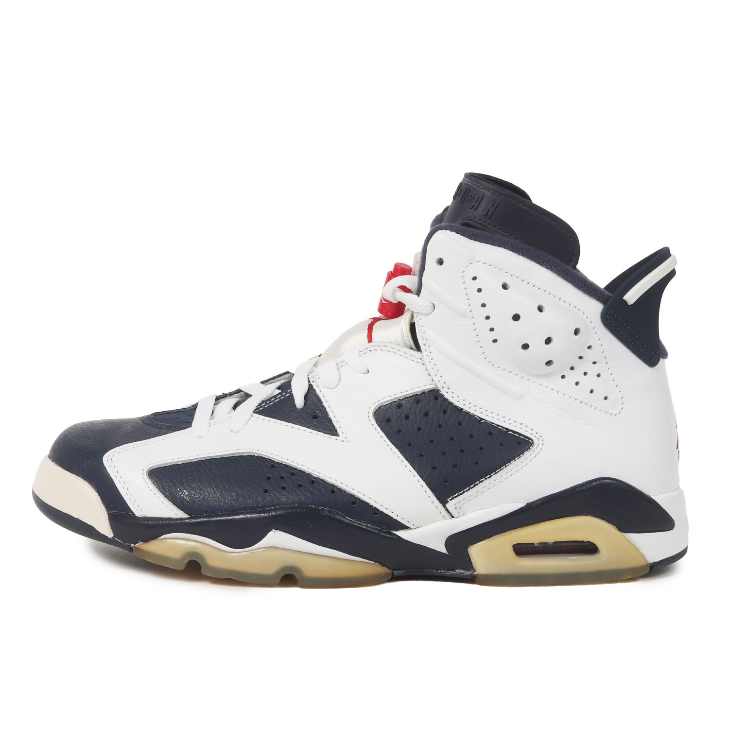 NIKE ナイキ 大きさ:US10(28.0糎) | AIR JORDAN 6 RETRO OLYMPIC (2012年製 / 384664-130) | 大気圏 ジョーダン 6 レトロ 国際オリンピック競技大会 | 白いこと ミッドナイトネイビー 白紺 | 御機嫌とり捨てる スニーカー シューズ 靴【メンズ】【K4837】
