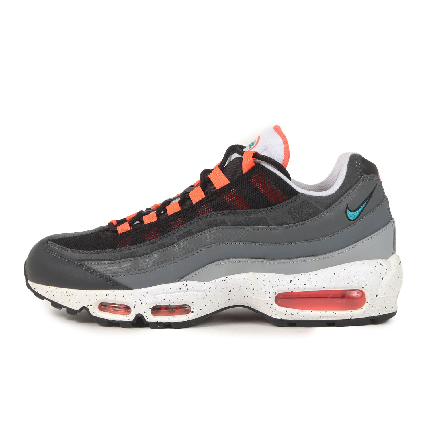 NIKE ナイキ 大きさ:US9.5(27.5糎) | AIR MAX 95 (CZ0191-001) 黒いこと×青緑色 【メンズ】【K4837】