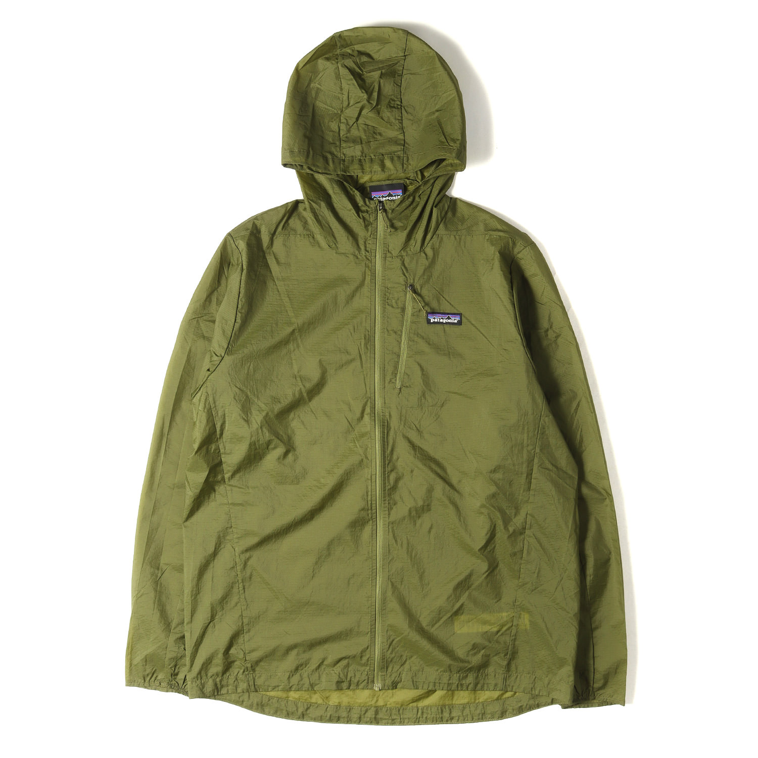 Patagonia パタゴニア 上衣 カーキ 大きさ:L | ナイロン フーディニ 上衣 (Houdini Jacket) | 2022年製 | アウター 上衣 厚地の外套【メンズ】【中古】【美品】【K4838】