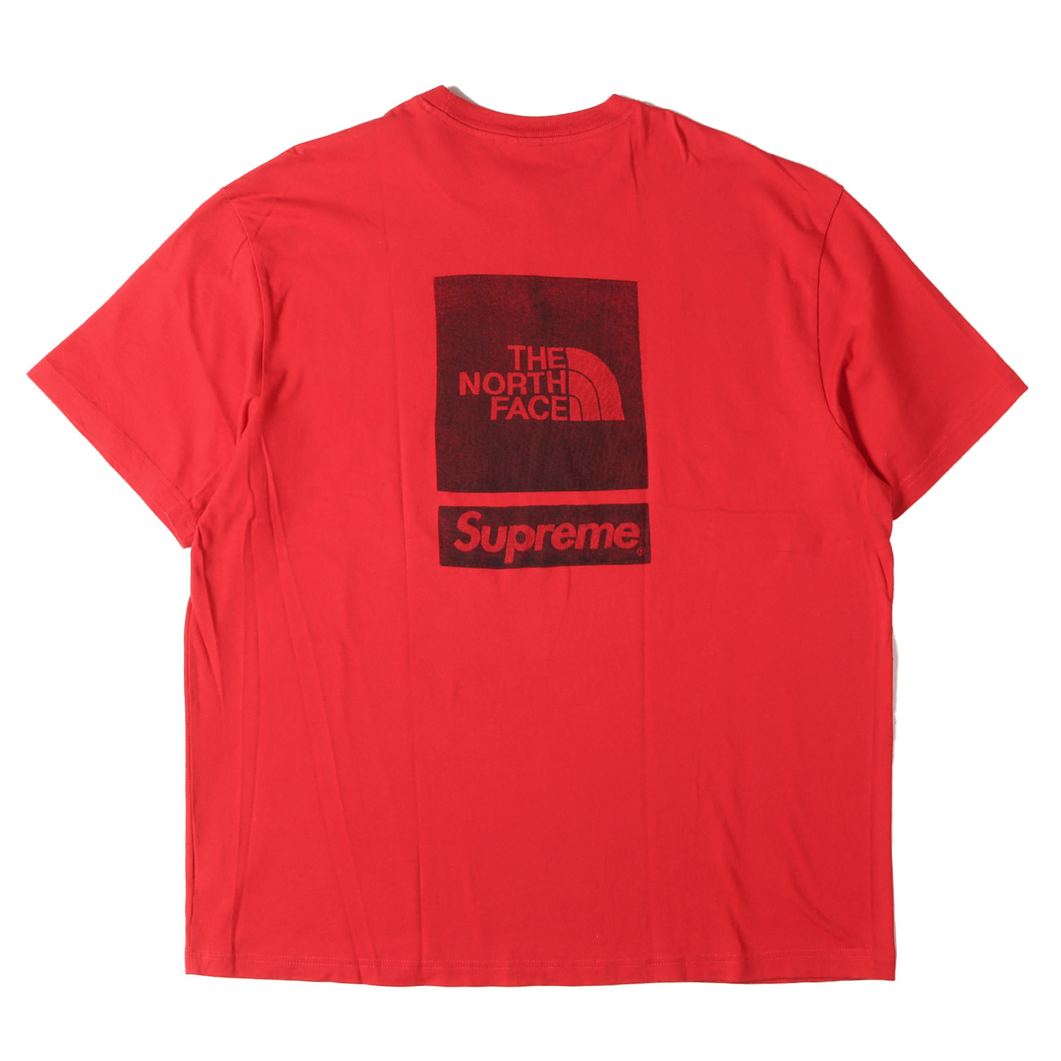 Supreme シュプリーム ティーシャツ 赤いこと 大きさ:XL | 24SS THE NORTH FACE ロゴタイプ刷り上げる 労働者の一団のど首 ティーシャツ (S/S Top) | トップス カットソー 半袖 | 共同研究【メンズ】【中古】【K4840】