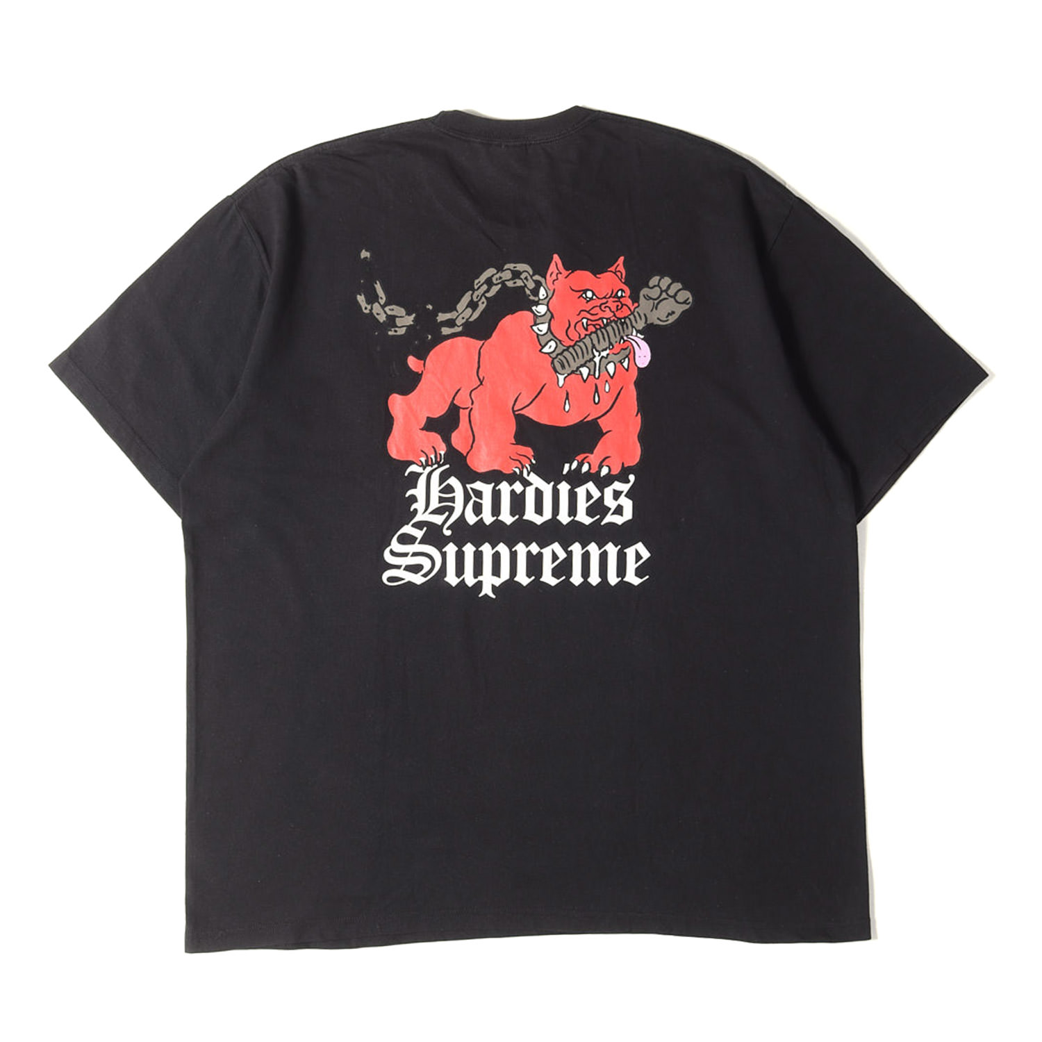 Supreme シュプリーム ティーシャツ 黒いこと 黒 大いさ:XXL | 23SS ×Hardies Hardware 飼い犬 グラフィック ティーシャツ(Dog Tee) | トップス カットソー 半袖【メンズ】【中古】【K4842】