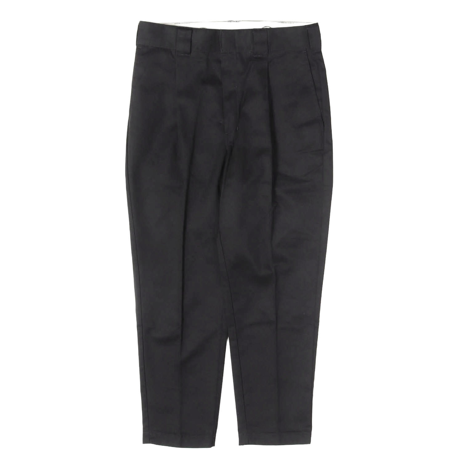 COOTIE クーティー ズボン下 黒いこと 黒 大きさ:S | 21SS ×Dickies T/Cツイル 1タック テーパード チノズボン下(T/C 1 Tuck Trousers) | ボトムス ズボン【メンズ】【中古】【美品】【K4842】