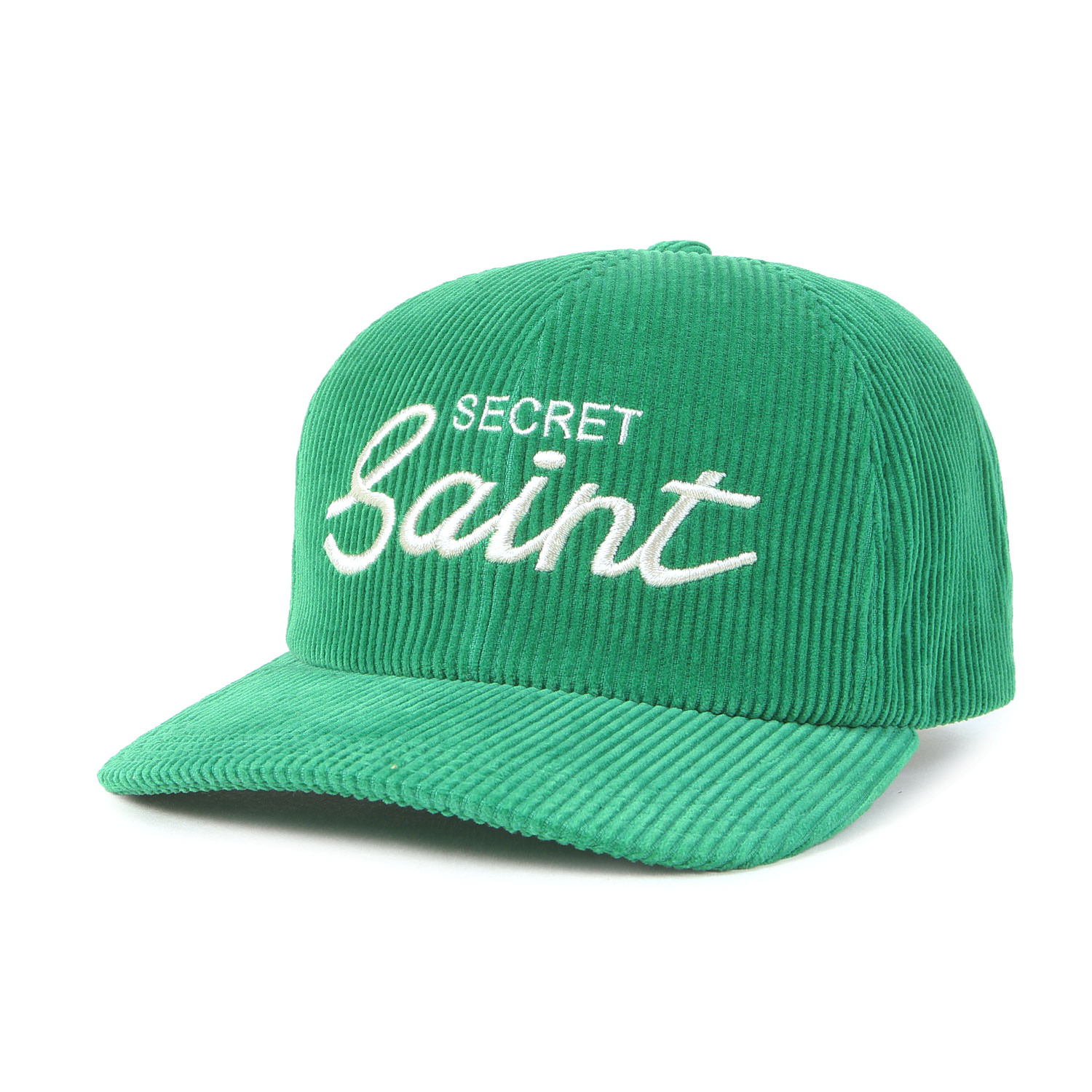 SAINT MICHAEL セントマイケル キャップ グリーン サイズ:FREE | 22AW ロゴ刺繍 コーデュロイ 6パネルキャップ (CAP /CORDUROY) | ブランド 帽子【メンズ】【中古】【美品】【K4849】|ブランド古着のBEEGLE by Boo-Bee