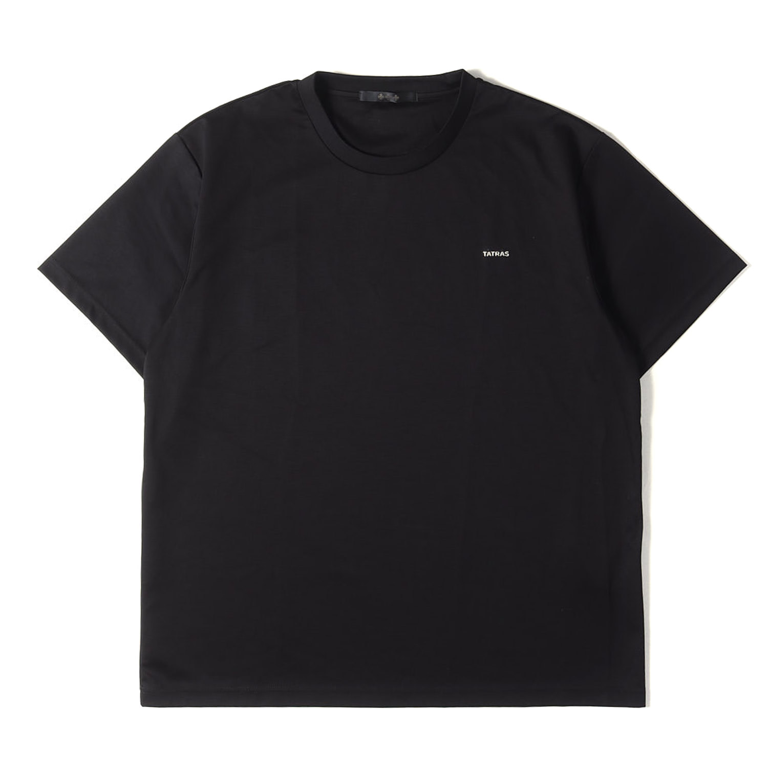 TATRAS タトラス Tシャツ ブラック 黒 サイズ:03 | 26SS パセロ ロゴプリント シルケット加工 Tシャツ (SELO) | トップス カットソー 日本製【メンズ】【中古】【美品】【K4849】｜ブランド古着のBEEGLE by Boo-Bee