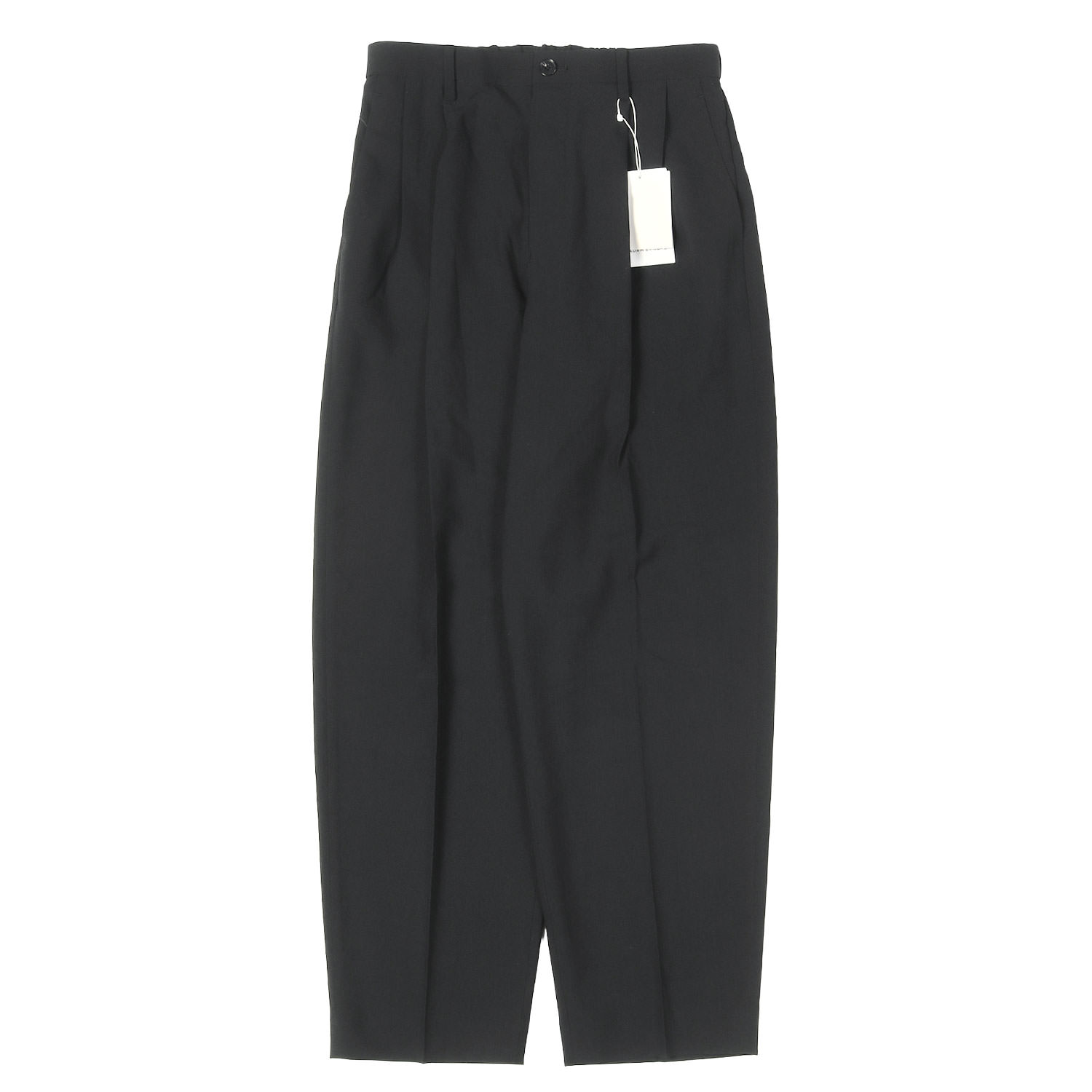 Adam et Rope アダムエロペ ズボン下 黒いこと 黒 大きさ:M | 26SS 広広とした たわい無い テーパード ズボン下 / COVEROSS | ボトムス ズボン【メンズ】【K4843】