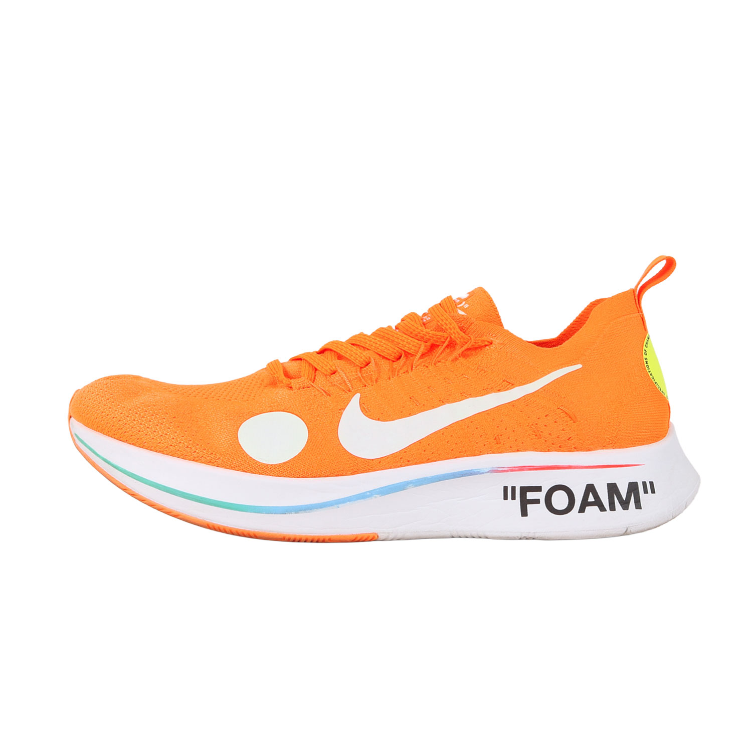 OFF-WHITE オフホワイト サイズ:US10.5(28.5cm) | NIKE ZOOM FLY MERCURIAL FLYKNIT / OW (AO2115-800) | ナイキ ズームフライ マーキュリアル フライニット | トータルオレンジ | ローカット スニーカー シューズ 靴 コラボ【メンズ】【中古】【K4874】｜ブランド古着のBEEGLE by Boo-Bee