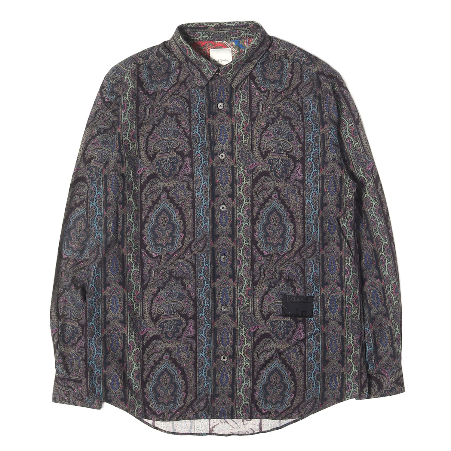 Paul Smith ポールスミス シャツ マルチカラー サイズ:M | 21AW ペイズリーストライプ プリント シャツ / MADE IN JAPAN | トップス カジュアルシャツ 長袖 日本製【メンズ】【中古】【K4874】｜ブランド古着のBEEGLE by Boo-Bee