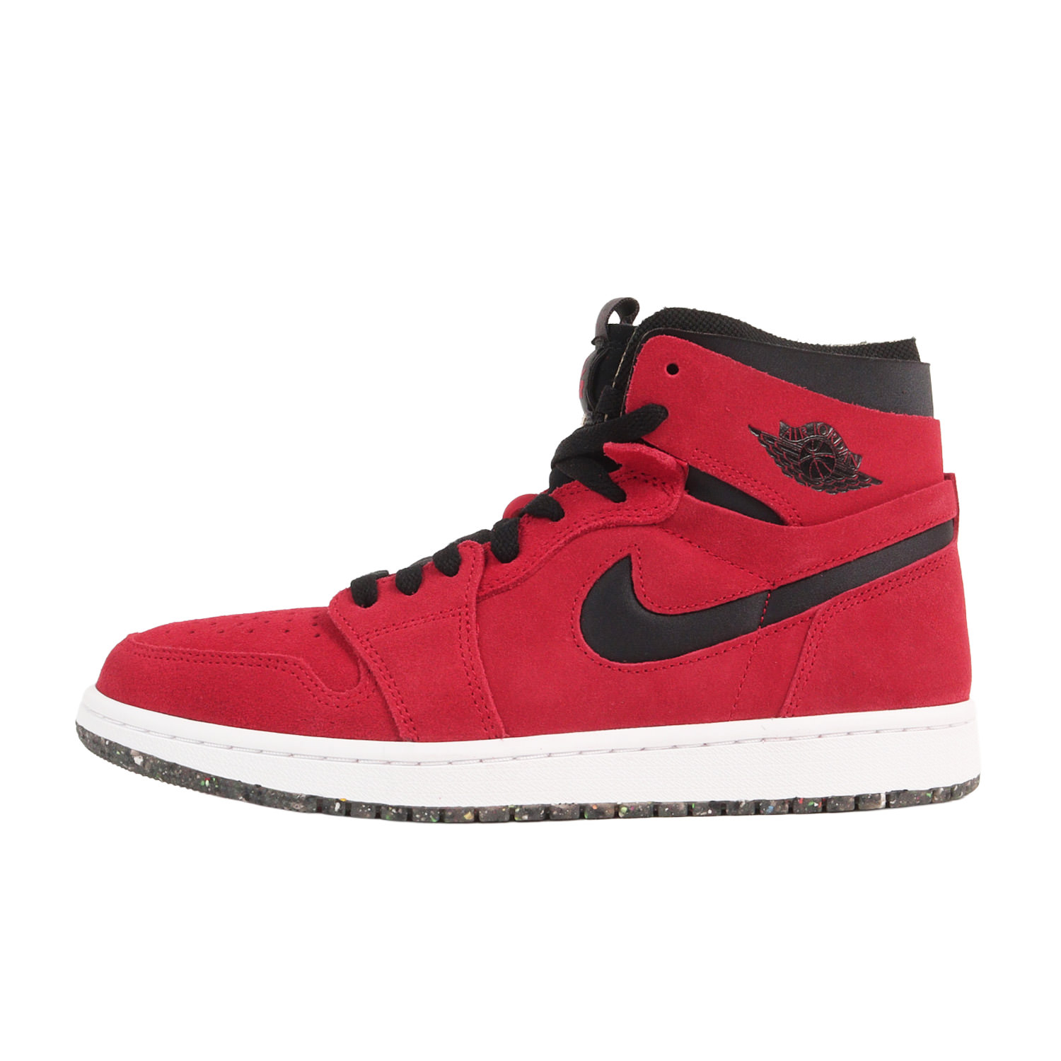NIKE ナイキ サイズ:US8.5(26.5cm) AIR JORDAN 1 ZOOM AIR CMFT GYM RED (CT0978-600) エアジョーダン 1 ズーム コンフォート ブラック ジムレッド ハイカット スニーカー シューズ 靴【メンズ】【K4858】｜ブランド古着のBEEGLE by Boo-Bee
