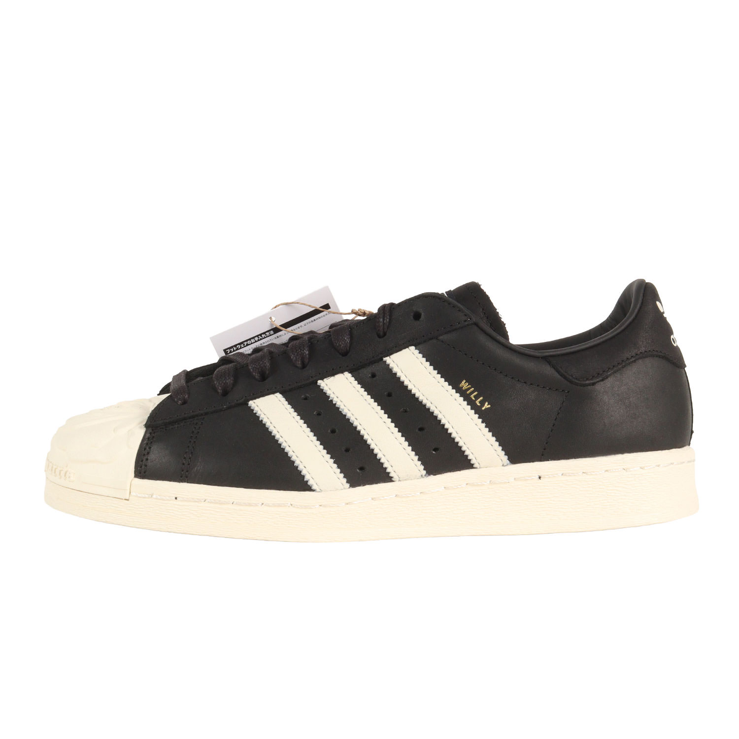 adidas アディダス サイズ:US9(27.0cm) 26SS WILLY CHAVARRIA SUPERSTAR KJ2029 ウィリー・チャバリア スーパースター コラボ ブラック 黒 ローカット スニーカー シューズ 靴【メンズ】【K4889】｜ブランド古着のBEEGLE by Boo-Bee