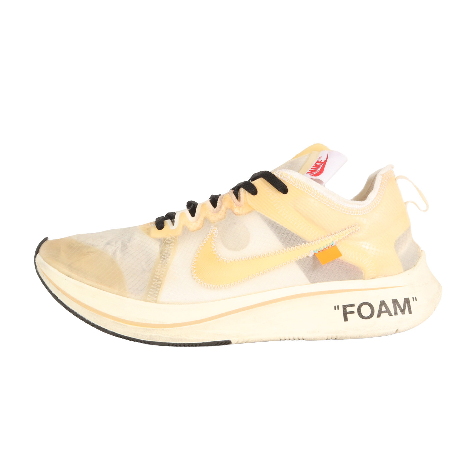 OFF-WHITE オフホワイト サイズ:US9.5(27.5cm) NIKE THE 10 ZOOM FLY AJ4588-100 ナイキ ズームフライ ホワイト 白 ローカット スニーカー シューズ 靴 コラボ 別注【メンズ】【中古】【K4883】|ブランド古着のBEEGLE by Boo-Bee