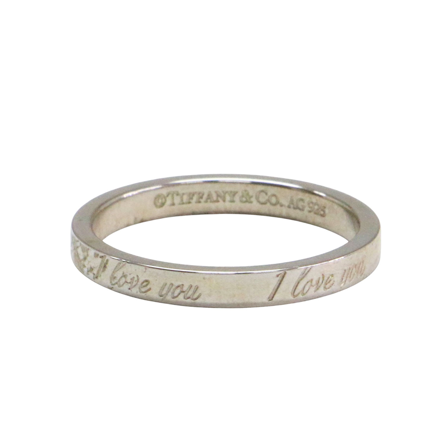 TIFFANY&Co. ティファニー リング シルバー サイズ:21号 ノーツ I LOVE YOU リング 指輪 ロゴ SV925 ブランド アクセサリー ジュエリー ファッション アイテム【レディース】【中古】【K4883】|ブランド古着のBEEGLE by Boo-Bee