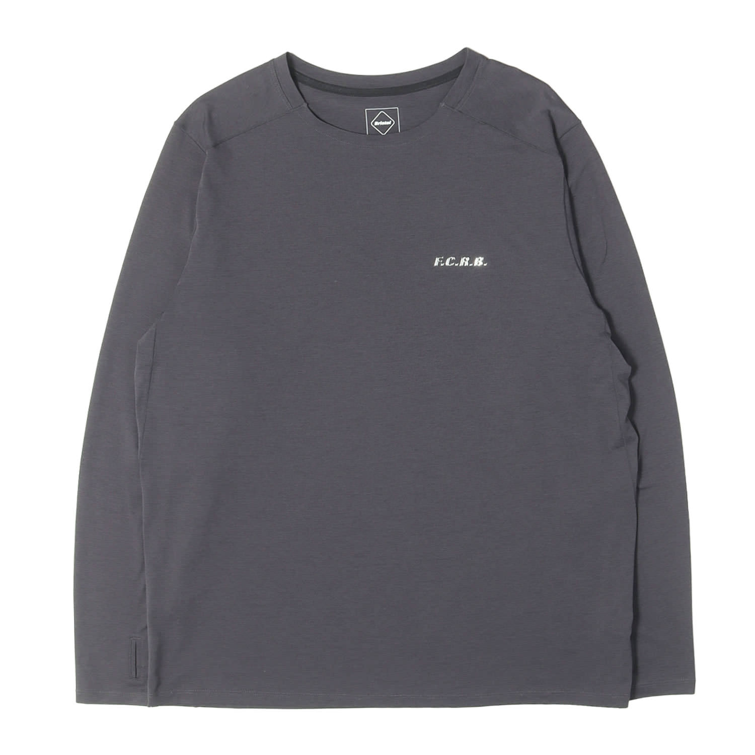 【美品】F.C.Real Bristol エフシーレアルブリストル Tシャツ グレー サイズ:L 25SS ストレッチ テック トレーニング ロングスリーブ トップ TECH L/S TRAIL TOP FCRB-250054 トップス カットソー 長袖【メンズ】【中古】【K4884】|ブランド古着のBEEGLE by Boo-Bee