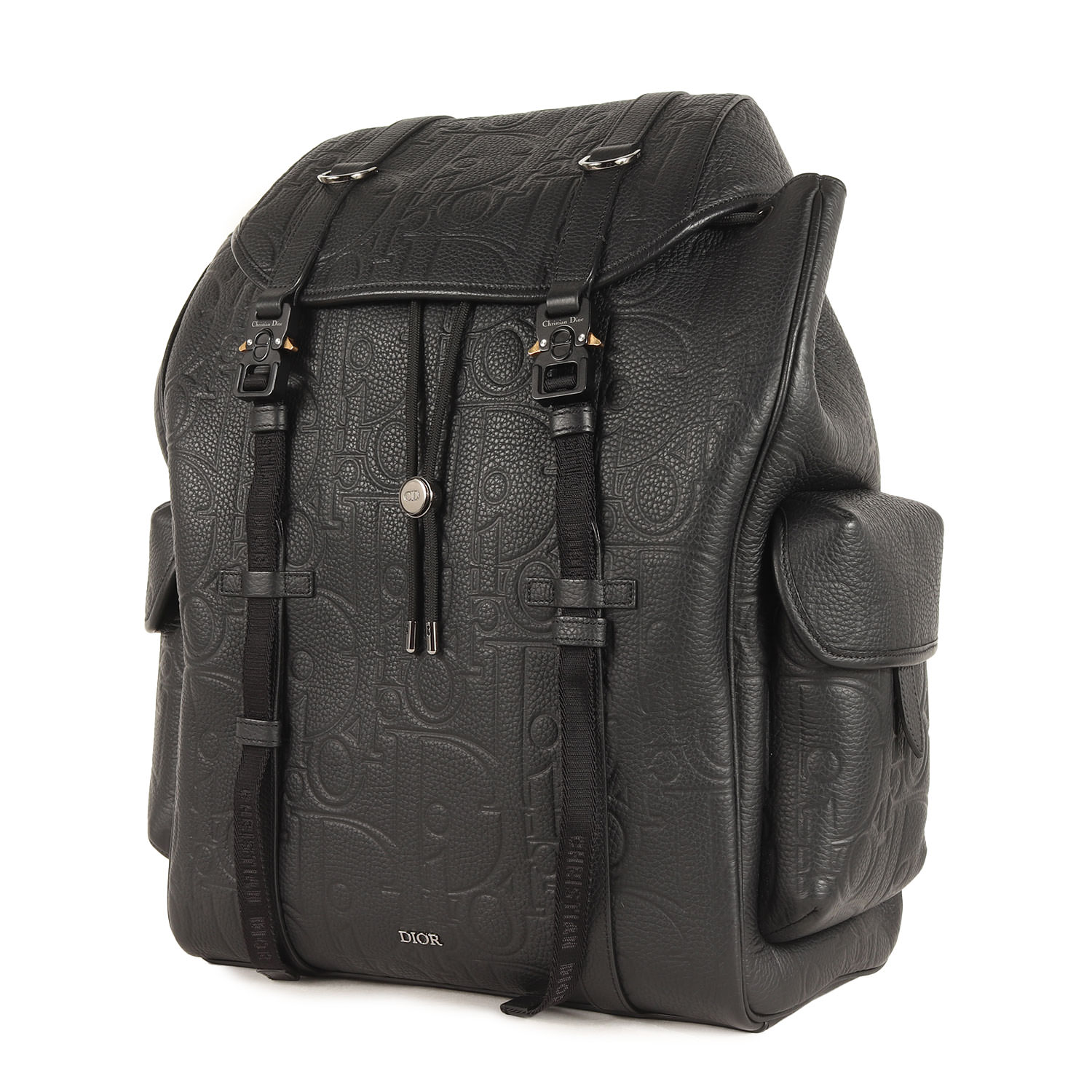 【新品同様】Dior ディオール バッグ ブラック 黒 25AW Dior Hit the Road フラップ付き バックパック 1ESBA205LLG イタリア製 ブランド カバン【メンズ】【中古】【K4885】｜ブランド古着のBEEGLE by Boo-Bee