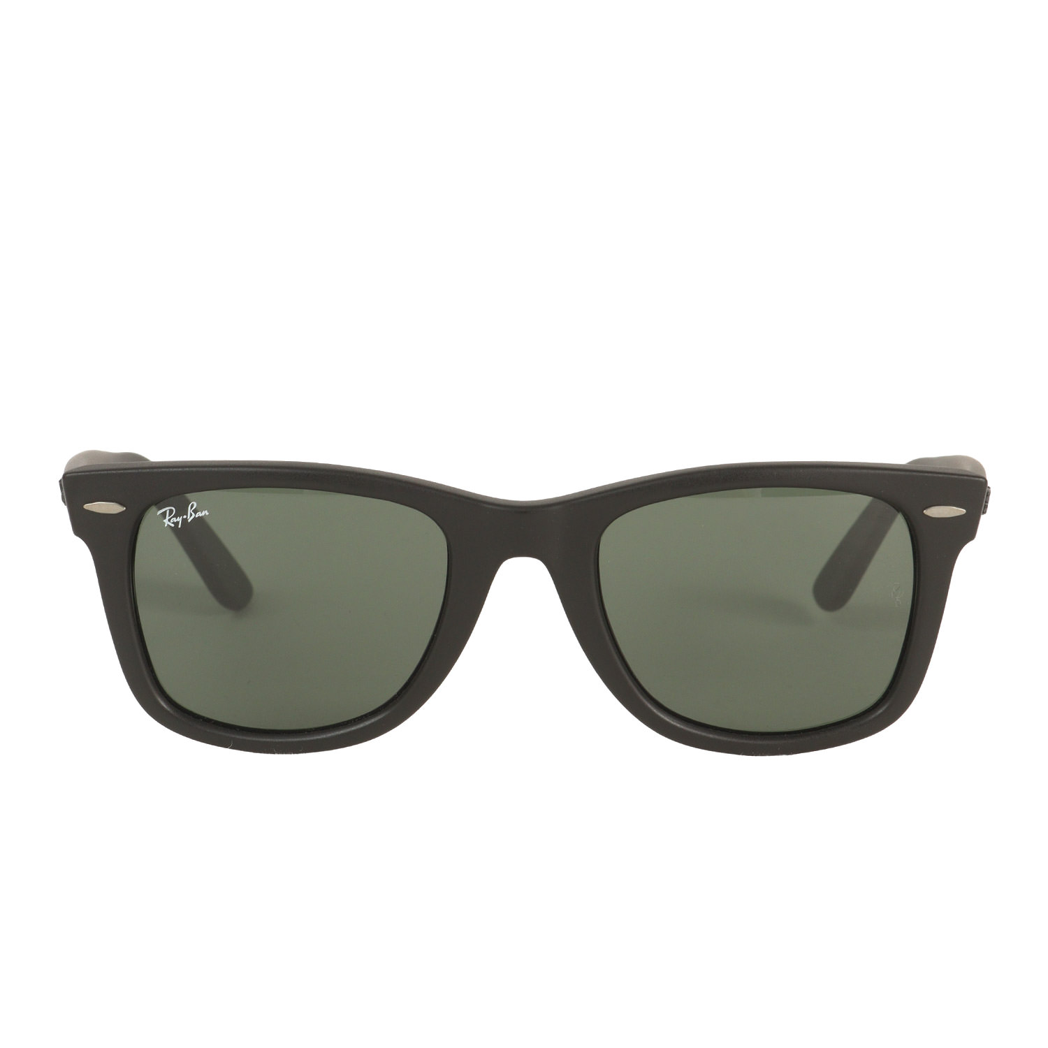 Ray Ban レイバン ウェイファーラー サングラス WAYFARER RB2140-F 901-S ブラックフレーム クラシックグリーンレンズ 52□22 150 イタリア製 ブランド メガネ ファッション アイテム 小物【メンズ】【中古】【K4892】｜ブランド古着のBEEGLE by Boo-Bee