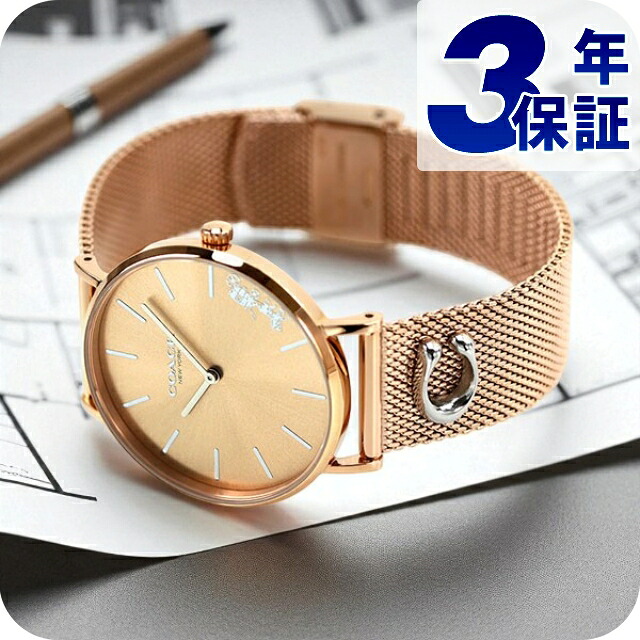 コーチ 時計 ペリー 36mm レディース 腕時計 14503338 COACH ピンクゴールド