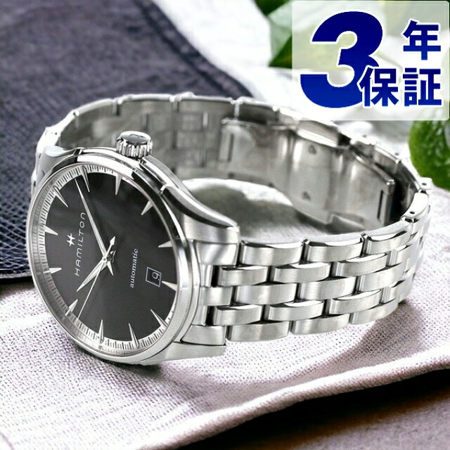 ハミルトン ジャズマスター オート 40mm 自動巻き メンズ 腕時計 H32475130 HAMILTON ブラック プレゼント 実用的｜Infinitown