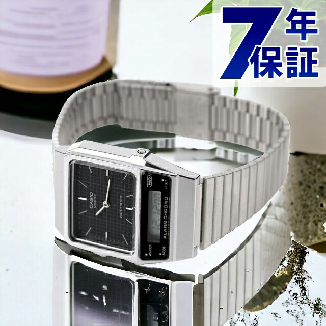 AQ-800E-1A カシオ クラシック チプカシ ユニセックス メンズ レディース 腕時計 ブランド カシオ casio アナデジ ブラック 黒