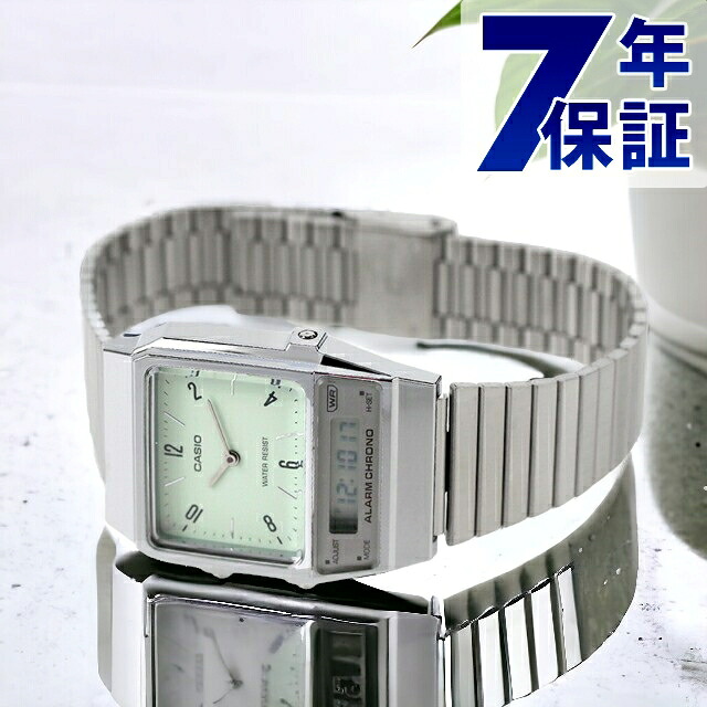 AQ-800E-3A カシオ クラシック チプカシ ユニセックス メンズ レディース 腕時計 ブランド カシオ casio アナデジ ミントグリーン