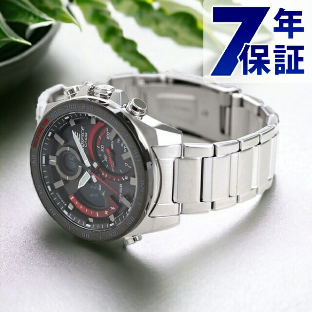 カシオ エディフィス 外国でひな形 ソーラー ECB-900 メンズ アナデジ ECB-900DB-1ADR CASIO EDIFICE ウオッチ Bluetooth 黒いこと×赤いこと 差し上げ物 差し上げ物 実用的