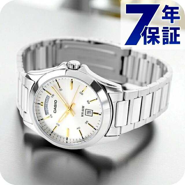 カシオ CASIO クォーツ 電池式 MTP-1370D-7A2V スタンダード チプカシ 海外モデル メンズ 腕時計 カシオ casio アナログ シルバー ブランド おしゃれ 防水 小さい 軽い かっこいい プレゼント 男性 実用的