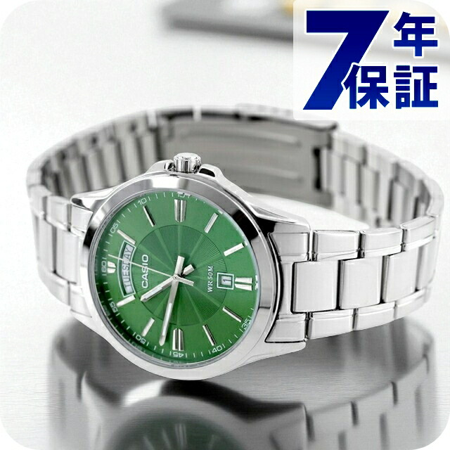 カシオ チープカシオ CASIO クォーツ 電池式 MTP-1381D-3AV スタンダード 海外モデル メンズ チプカシ 腕時計 シンプル ブランド カシオ casio アナログ グリーン おしゃれ 防水 小さい 軽い かわいい プレゼント 実用的 学生 受験生 受験用 試験用 受験対応
