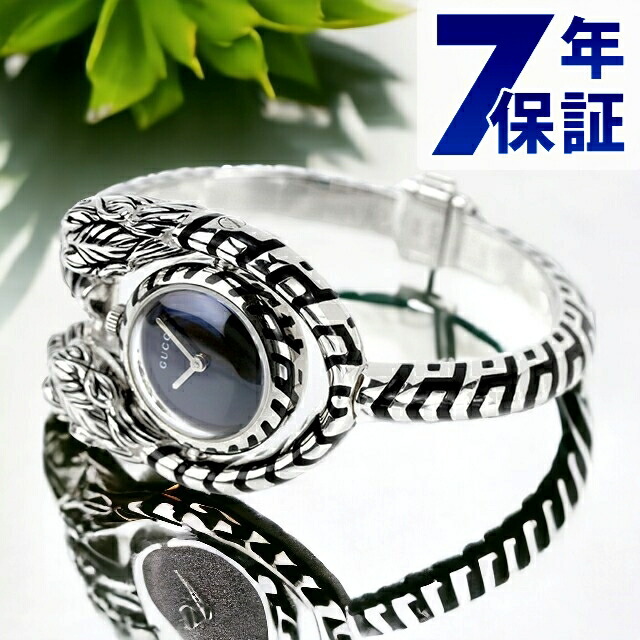 GUCCI グッチ ブラック文字盤 SS QZ クォーツ 腕時計 6400L GUCCI】ヴィンテージ グッチ 6400L クォーツ 中古 レディース