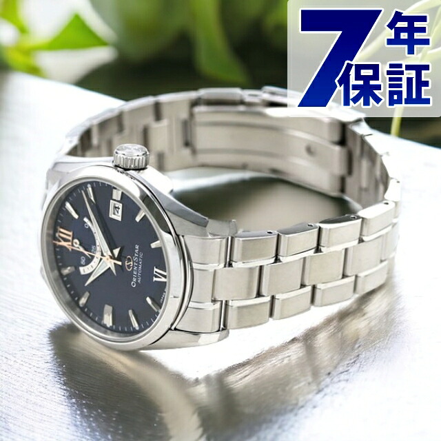 オリエントスター 腕時計 メンズ ORIENT STAR 日本製 自動巻き コンテンポラリー 38.5mm RK-AU0005L ネイビー 時計 ブランド おしゃれ 防水 プレゼント 男性 実用的