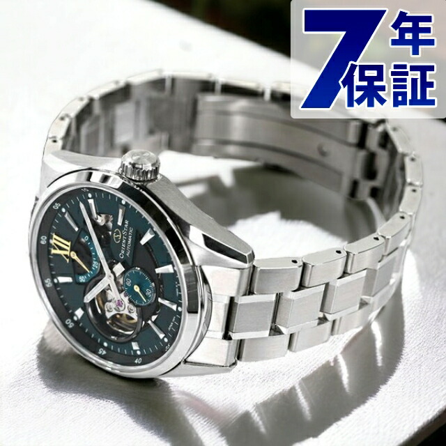 オリエントスター オープンハート 日本製 自動巻き メンズ 腕時計 RK-AV0114E ORIENT STAR 時計 コンテンポラリー モダンスケルトン 41mm グリーン ブランド おしゃれ 防水 プレゼント 男性 実用的