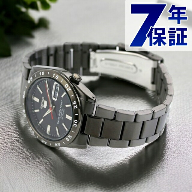セイコー5 逆インポート 自動小銃一巻き ウオッチ メンズ どす黒い電閃 セイコー ファイブ SEIKO SNKE03K1 オール黒いこと 黒 ブランド名 今めかしい 雨合羽 差し上げ物 成人男性 実用的