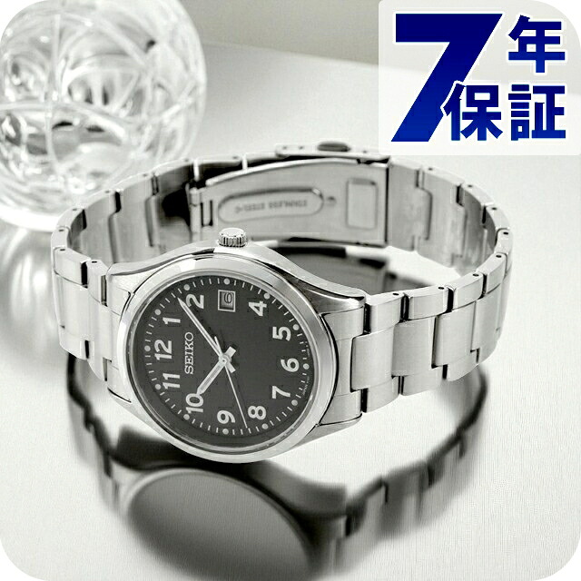 セイコーセレクション アラビア Sシリーズ ソーラー 腕時計 ブランド メンズ 見やすい 数字だけ 数字大きい SEIKO SELECTION SBPX155 アナログ ブラック 黒 日本製｜Infinitown