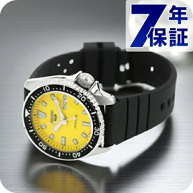 セイコー5 スポーツ SKX Series 自動巻き 腕時計 ブランド メンズ Seiko 5 Sports SBSA307 アナログ イエロー 日本製 おしゃれ 防水 プレゼント 男性 実用的