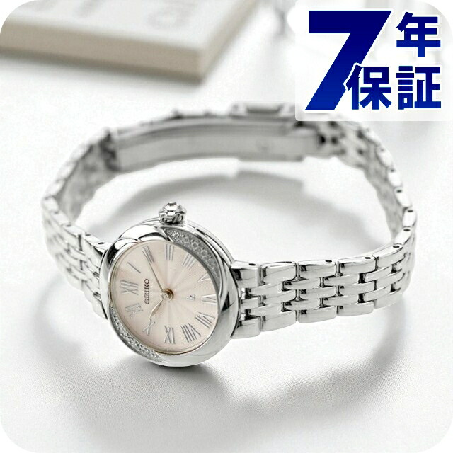 【クリアケース付】 セイコー ルキア Grow クオーツ 腕時計 レディース SEIKO LUKIA SSWA001 アナログ ピンク 日本製 ブランド おしゃれ 防水 軽い 華奢 かわいい プレゼント 女性 実用的