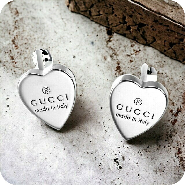 GUCCI グッチ ロゴ ハート ピアス 両耳 925刻印 シルバー 楽天市場】エントリー最大10倍！21日-24日☆ グッチ GUCCI