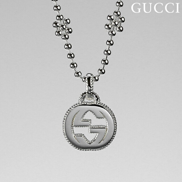 グッチ ネックレス GUCCI インターロッキングG チェーン ペンダント