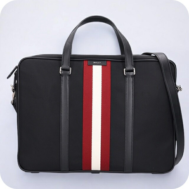 BALLY ストライプデザイン ビジネスバッグ 楽天市場】【再入荷！】バリー BALLY ストライプライン レザー
