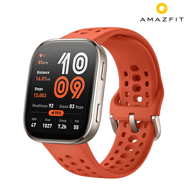 アマズフィット Bip6 申し受ける式石英 スマートウォッチ ブランド名 メンズ レディース Bluetooth Amazfit SP170074-C03 デジタル 黒いこと 赤いこと 黒