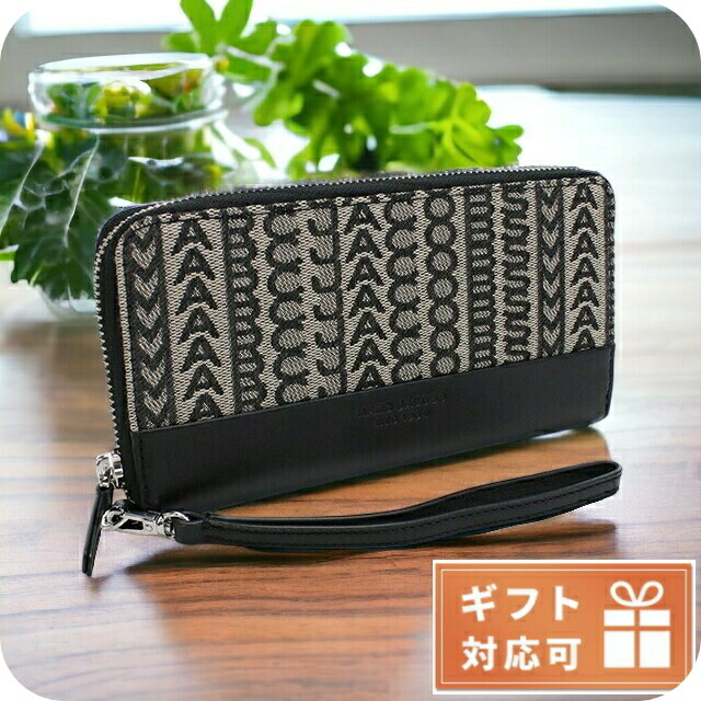 マークジェイコブス 長紙入れラウンドジッパー レディース MARC JACOBS 綿織物・ポリエステル 越南 S180M12FA22 BEIGE MULTI ベージュ系 黒いこと 紙入れ