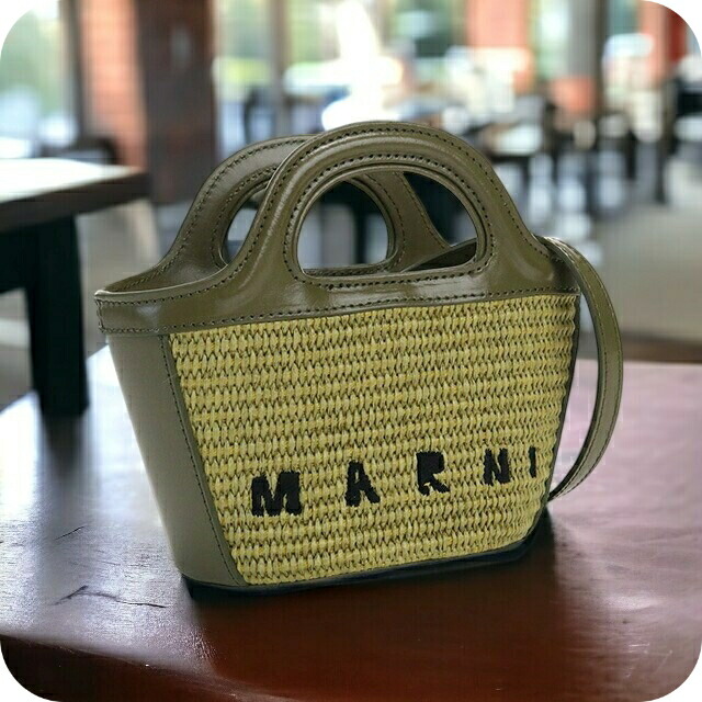 美品　マルニ　カゴバック　正規品 楽天市場】＼2000円OFF+さらに4倍☆3日間限定／ マルニ ハンドバッグ