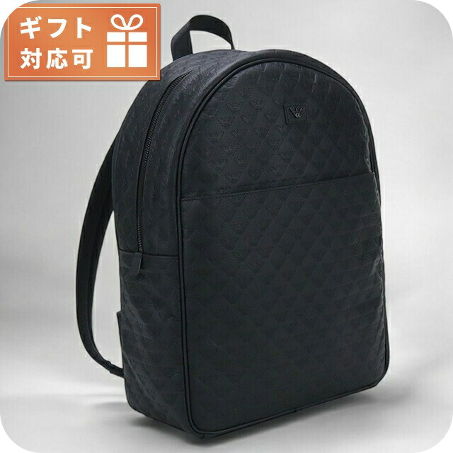 エンポリオ・アルマーニ 背嚢 メンズ EMPORIO ARMANI なめし革 ブルガリア共和国 Y4O449 BLACK 黒いこと 御徒面子 旅する鞄 ブランド名 御前上等 かっこ良い 差し上げ物 成人男性 実用的 かっこいい バックパック・リュック-バッグ-メンズバッグ