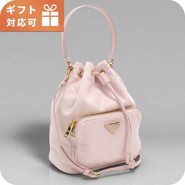 プラダ ハンドバッグ レディース ブランド PRADA 1BH038 ピンク バッグ 軽量 小さめ 手提げ 高級 おしゃれ プレゼント 女性 実用的 かわいい 126,625円