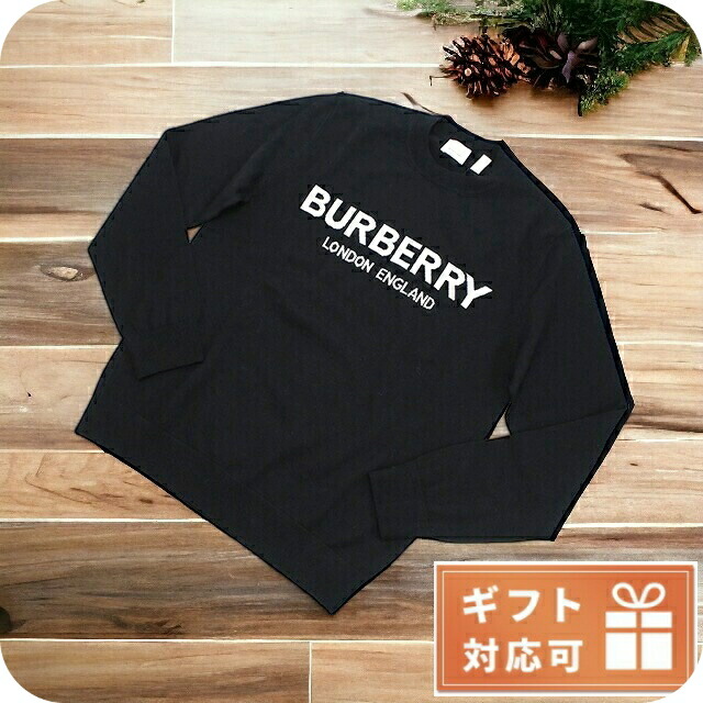 BURBERRY ロゴ入り ブラックウールニット　L 楽天市場】バーバリー BURBERRY メンズ−セーター，ニット