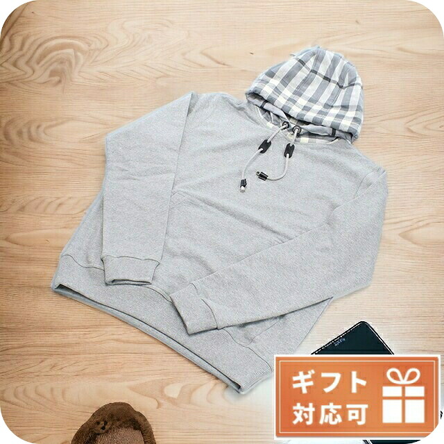 バーバリー パーカー メンズ BURBERRY コットン100% ポルトガル 8057010 PALE GREY MELANGE グレー系 ファッション 選べるモデル プレゼント 実用的|Infinitown