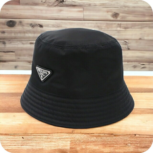 楽天市場】プラダ PRADA バケットハット ブラック メンズ 2hc137 2dxi