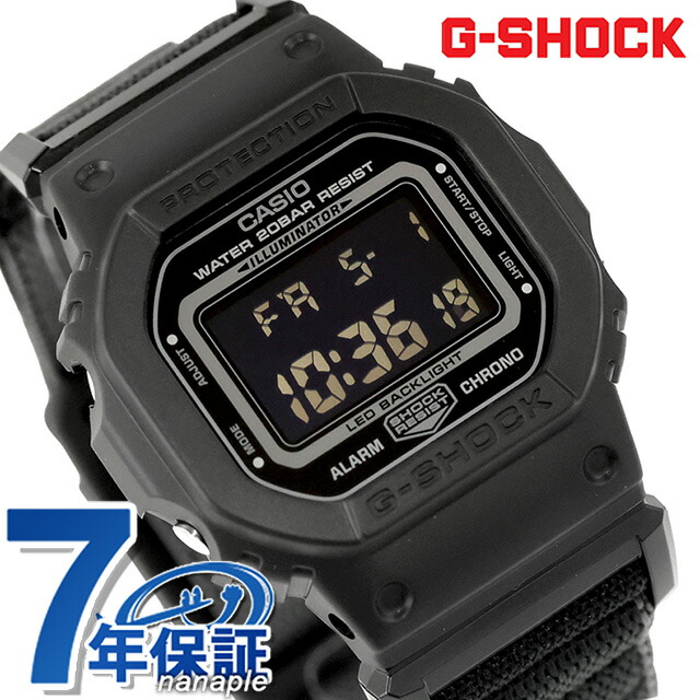 gぼうぜん自失 ジーショック 5600 G-SHOCK NEW CLOTH BAND続きもの 石英 独居室式 DW-5600MNC-1 メンズ ウオッチ ブランド名 カシオ casio デジタル 黒いこと 黒 今めかしい 雨合羽 差し上げ物 成人男性 実用的