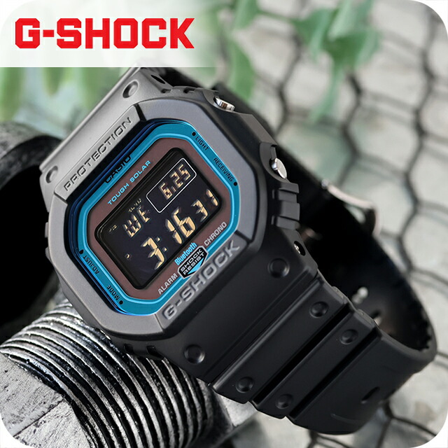 G-SHOCK デジタル腕時計 ブラック/ブルータフソーラーBluetooth G-SHOCK Gショック カシオ タフソーラー ブルートゥース