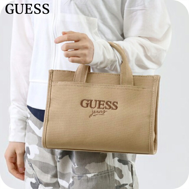 ゲス トートバッグ レディース ブランド GUESS 2WAY CB3068023 ベージュ 軽量 手提げ 高級 おしゃれ プレゼント 女性 実用的 かわいい｜Infinitown